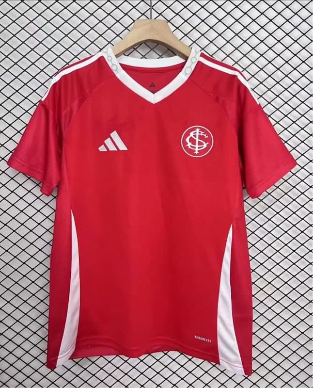 Thailand Quality(AAA) 2025 Sport Club Internacional Home Soccer Jersey