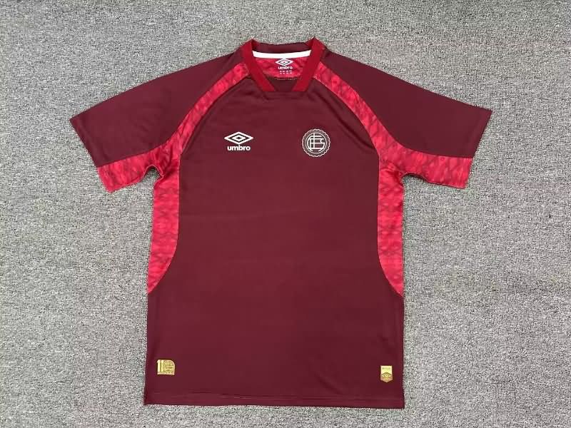 Thailand Quality(AAA) 2025 Lanus Home Soccer Jersey