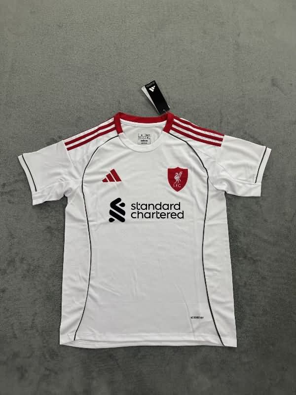 Thailand Quality(AAA) 25/26 Liverpool Away Soccer Jersey Leaked