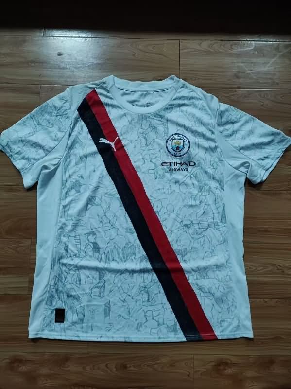 Thailand Quality(AAA) 25/26 Manchester City Away Soccer Jersey Leaked