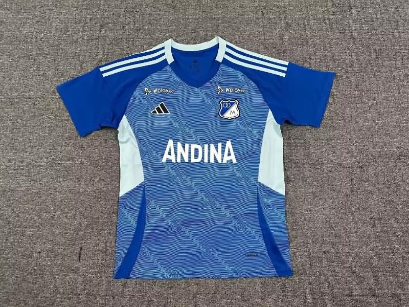 Thailand Quality(AAA) 2025 Millonarios Home Soccer Jersey