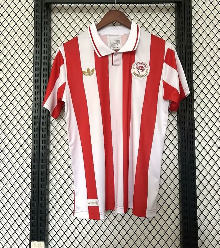 Thailand Quality(AAA) 100th Olympiacos Anniversary Soccer Jersey