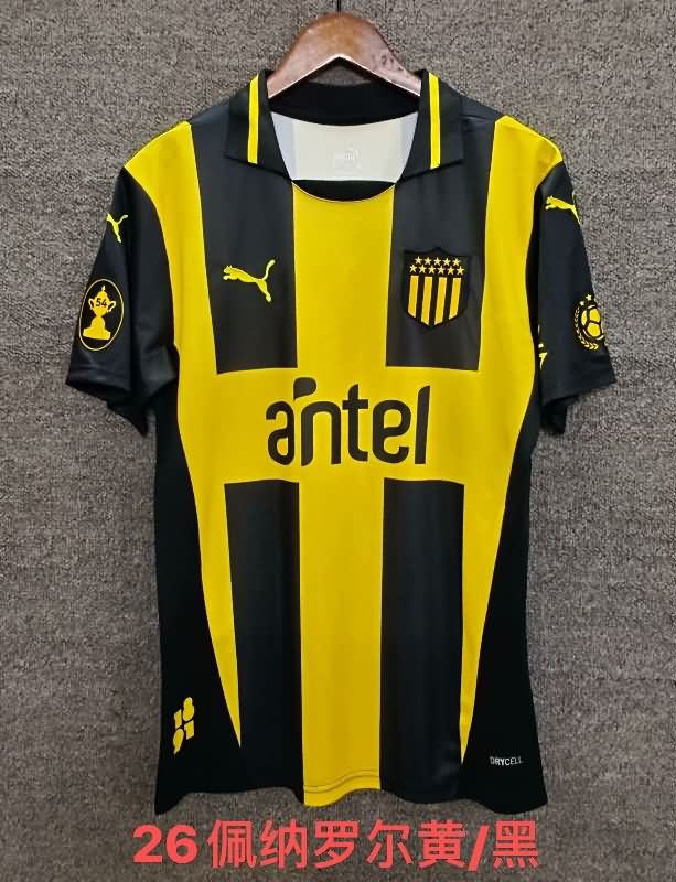 Thailand Quality(AAA) 2025 Penarol Home Soccer Jersey