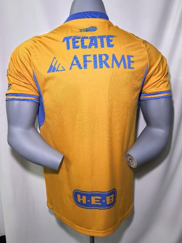 Thailand Quality(AAA) 25/26 Tigres UANL Home Soccer Jersey