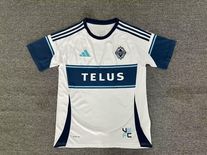 Thailand Quality(AAA) 2025 Vancouver Whitecaps White Soccer Jersey