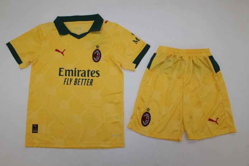 25/26 AC Milan Third Kids Soccer Jersey And Shorts 25/26 AC Milan Third Kids Soccer Jersey And Shorts