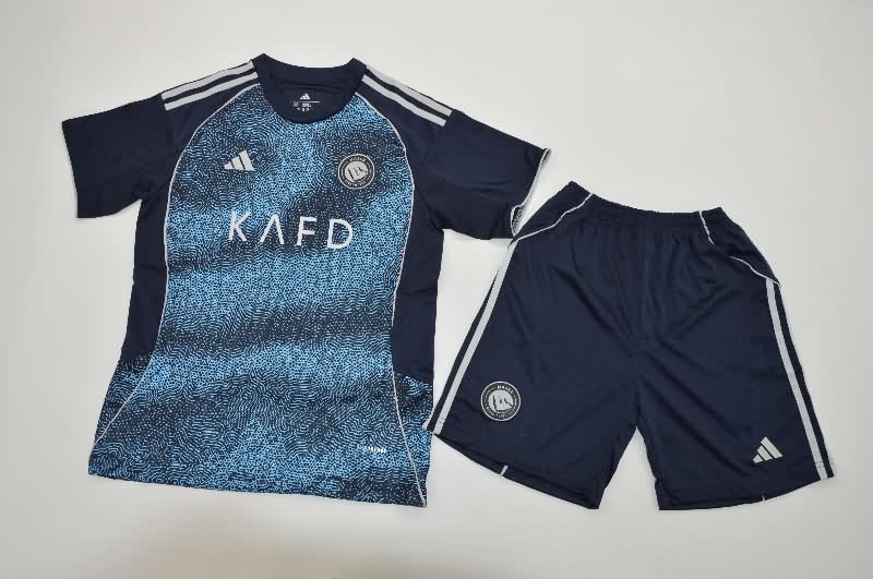 25/26 Al Nassr FC Away Kids Soccer Jersey And Shorts 25/26 Al Nassr FC Away Kids Soccer Jersey And Shorts