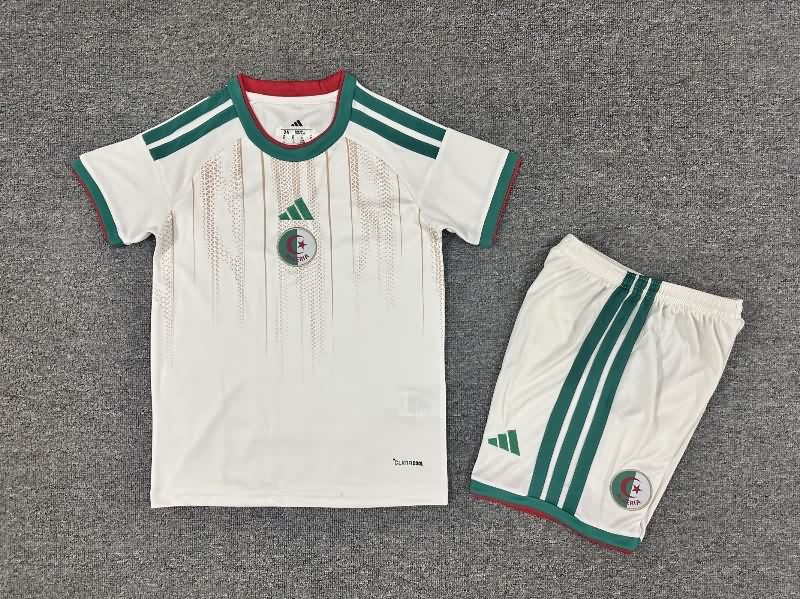 2026 Algeria Home Kids Soccer Jersey And Shorts 2026 Algeria Home Kids Soccer Jersey And Shorts