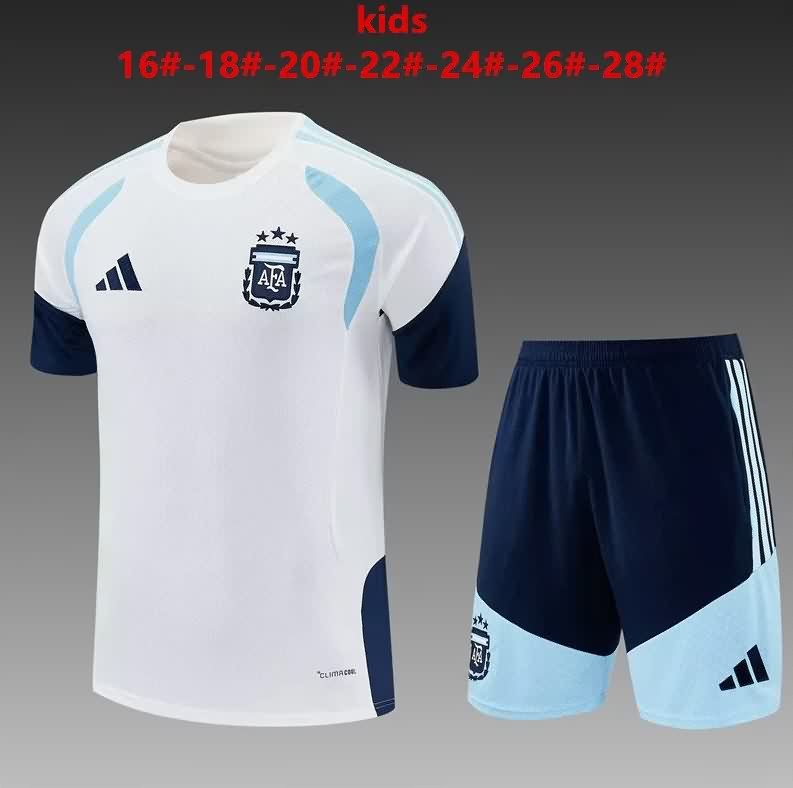 2026 Argentina Training Kids Soccer Jersey And Shorts 03 2026 Argentina Training Kids Soccer Jersey And Shorts 03