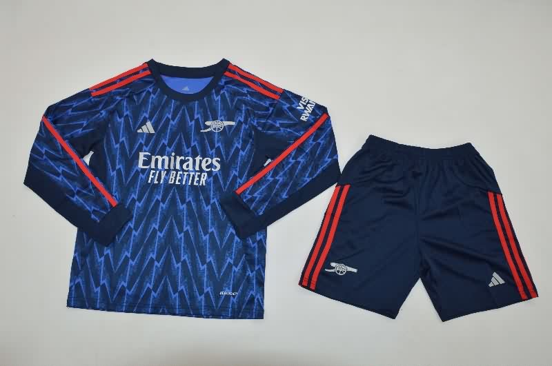 25/26 Arsenal Away Long Sleeve Kids Soccer Jersey And Shorts 25/26 Arsenal Away Long Sleeve Kids Soccer Jersey And Shorts