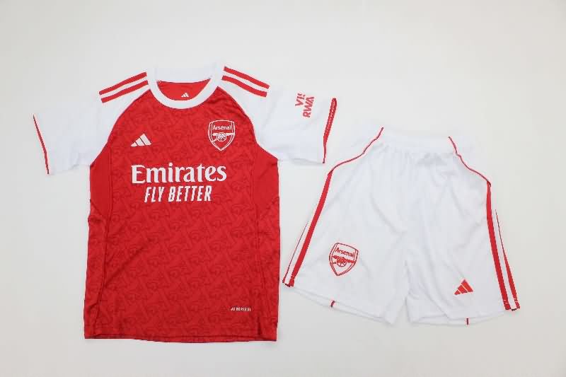 25/26 Arsenal Home Kids Soccer Jersey And Shorts 25/26 Arsenal Home Kids Soccer Jersey And Shorts
