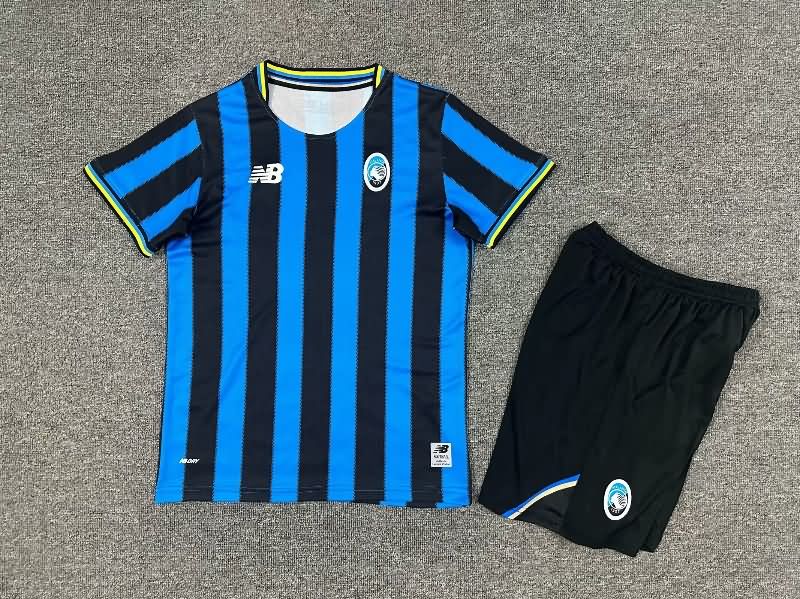 25/26 Atalanta BC Home Kids Soccer Jersey And Shorts 25/26 Atalanta BC Home Kids Soccer Jersey And Shorts