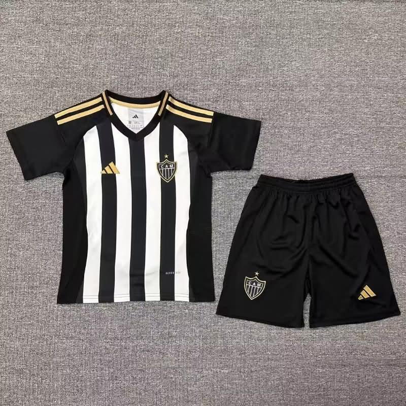 2025 Atletico Mineiro Home Kids Soccer Jersey And Shorts