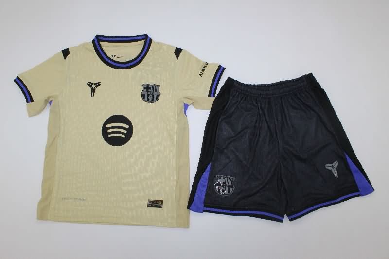 25/26 Barcelona Away Kids Soccer Jersey And Shorts (Player) 25/26 Barcelona Away Kids Soccer Jersey And Shorts (Player)