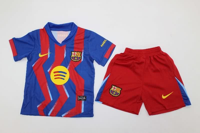 25/26 Barcelona Fourth Kids Soccer Jersey And Shorts 25/26 Barcelona Fourth Kids Soccer Jersey And Shorts