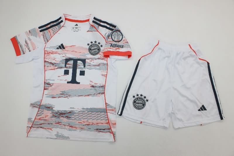 25/26 Bayern Munich Away Kids Soccer Jersey And Shorts 25/26 Bayern Munich Away Kids Soccer Jersey And Shorts