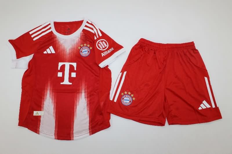 25/26 Bayern Munich Home Kids Soccer Jersey And Shorts (Player) 25/26 Bayern Munich Home Kids Soccer Jersey And Shorts (Player)