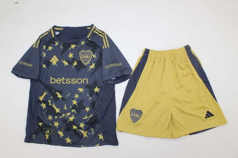 25/26 Boca Juniors Third Kids Soccer Jersey And Shorts 25/26 Boca Juniors Third Kids Soccer Jersey And Shorts