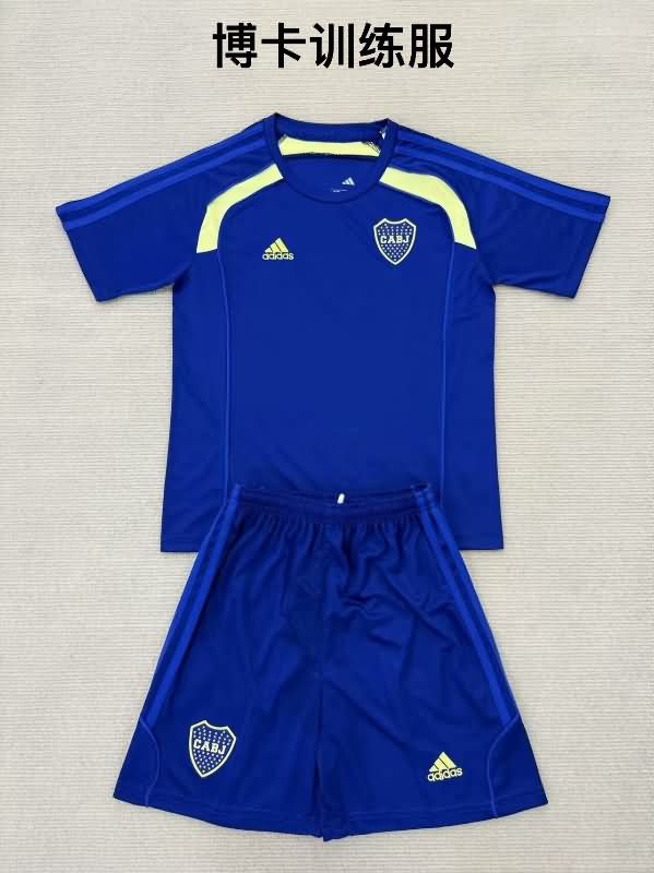 25/26 Boca Juniors Training Kids Soccer Jersey And Shorts 25/26 Boca Juniors Training Kids Soccer Jersey And Shorts