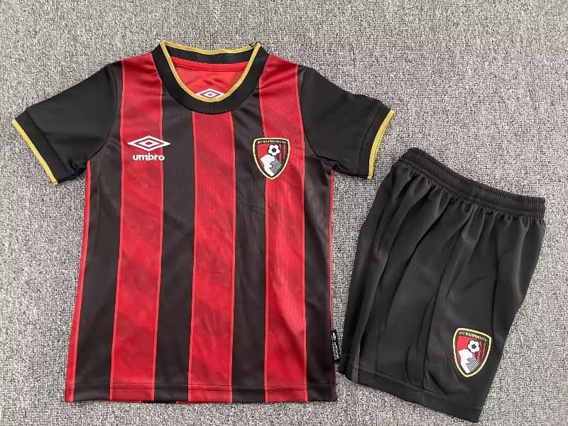 25/26 Bournemouth Home Kids Soccer Jersey And Shorts 25/26 Bournemouth Home Kids Soccer Jersey And Shorts