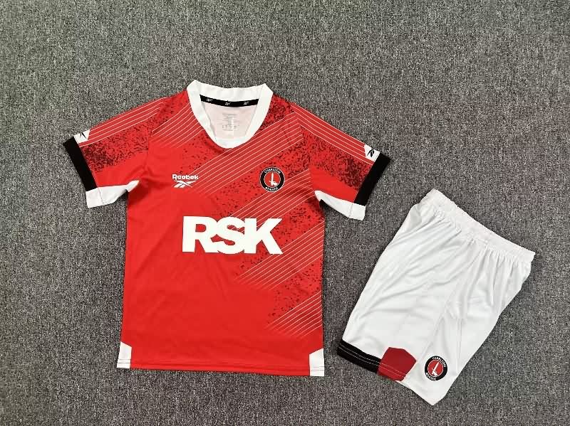 25/26 Charlton Athletic Home Kids Soccer Jersey And Shorts 25/26 Charlton Athletic Home Kids Soccer Jersey And Shorts