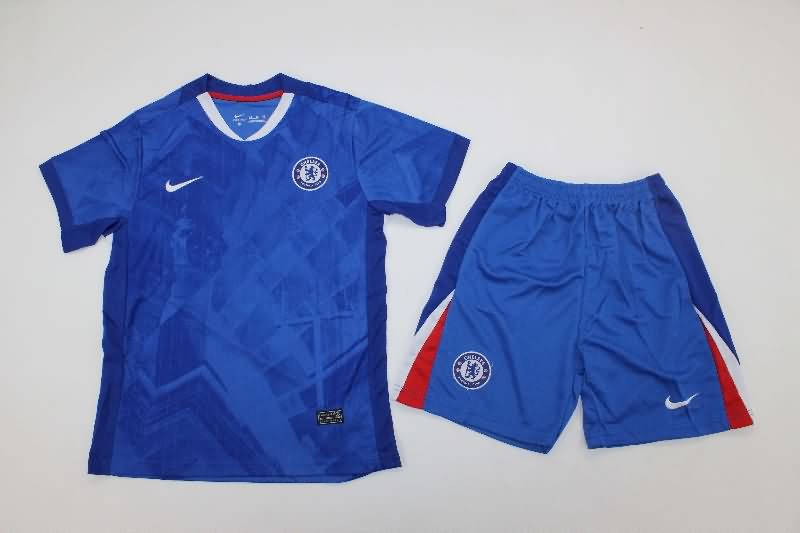 25/26 Chelsea Home Kids Soccer Jersey And Shorts 25/26 Chelsea Home Kids Soccer Jersey And Shorts