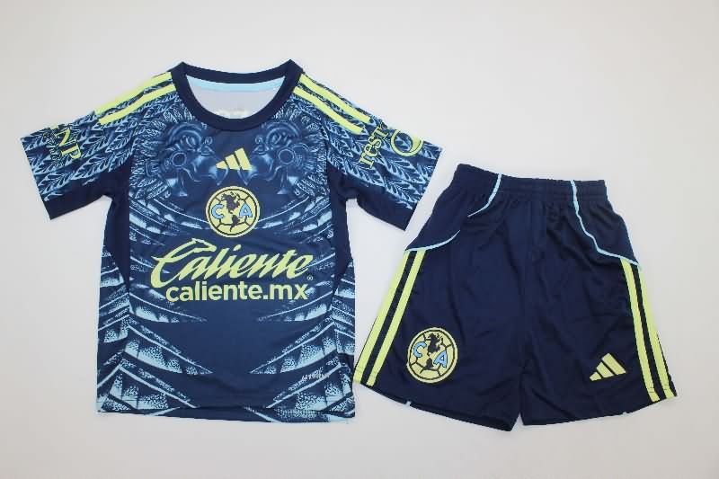 25/26 Club America Away Kids Soccer Jersey And Shorts 25/26 Club America Away Kids Soccer Jersey And Shorts