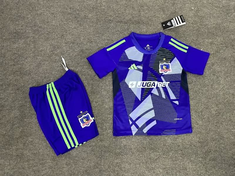 2025 Colo Colo Goalkeeper Purple Kids Soccer Jersey And Shorts 2025 Colo Colo Goalkeeper Purple Kids Soccer Jersey And Shorts