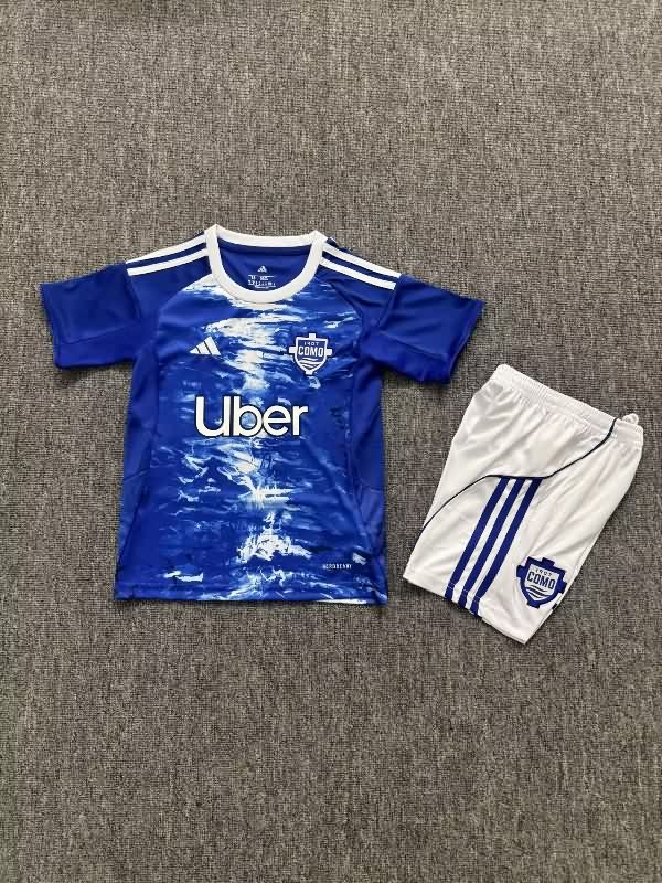 25/26 Como Home Kids Soccer Jersey And Shorts 25/26 Como Home Kids Soccer Jersey And Shorts