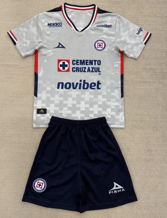 25/26 Cruz Azul Away Kids Soccer Jersey And Shorts 25/26 Cruz Azul Away Kids Soccer Jersey And Shorts