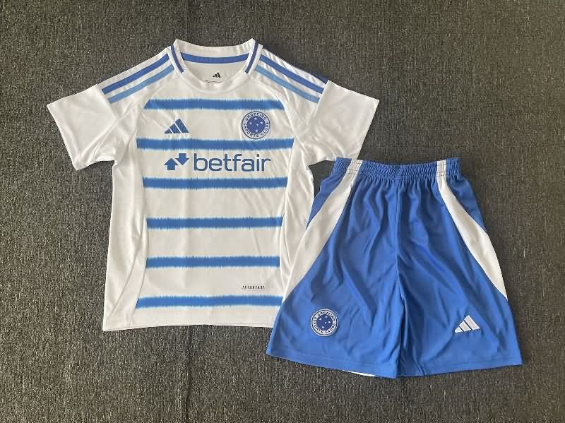 2025 Cruzeiro Away Kids Soccer Jersey And Shorts 2025 Cruzeiro Away Kids Soccer Jersey And Shorts