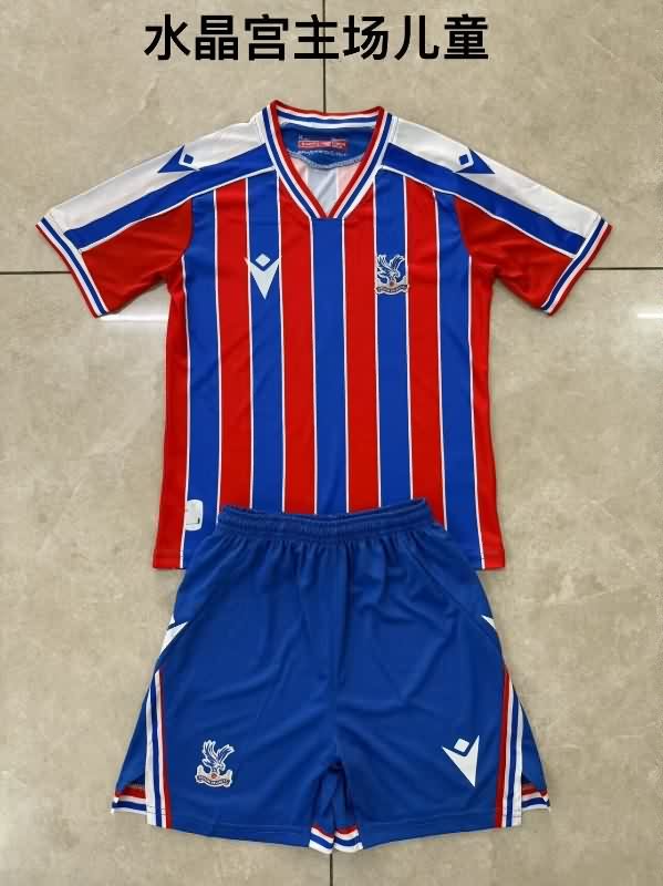 25/26 Crystal Palace Home Kids Soccer Jersey And Shorts 25/26 Crystal Palace Home Kids Soccer Jersey And Shorts