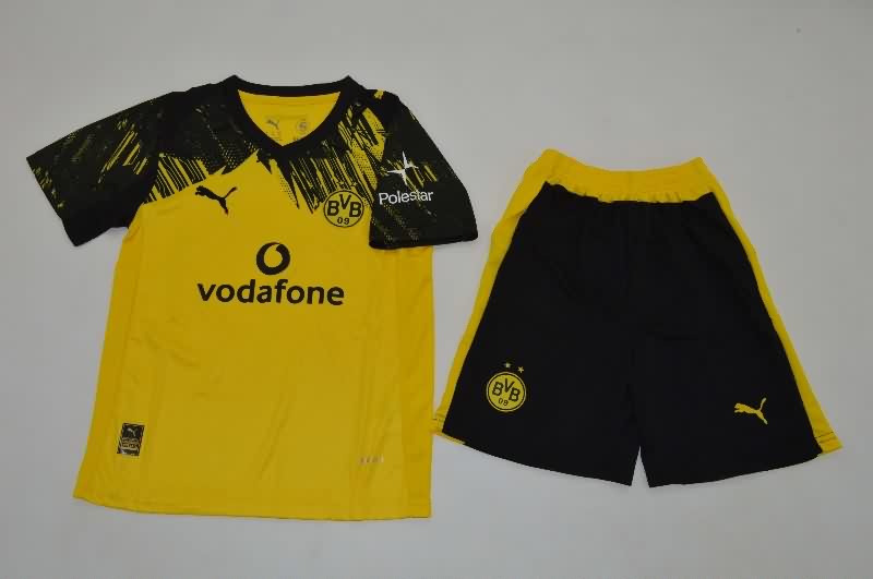 25/26 Dortmund Home Kids Soccer Jersey And Shorts 25/26 Dortmund Home Kids Soccer Jersey And Shorts