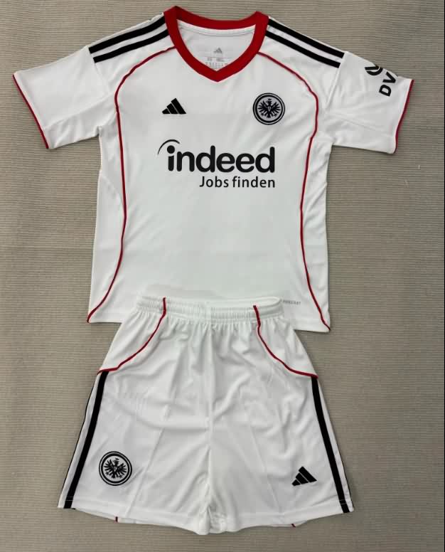25/26 Frankfurt Away Kids Soccer Jersey And Shorts 25/26 Frankfurt Away Kids Soccer Jersey And Shorts