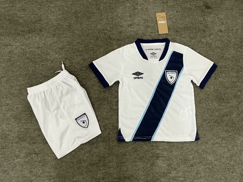2025 Guatemala Home Kids Soccer Jersey And Shorts 2025 Guatemala Home Kids Soccer Jersey And Shorts