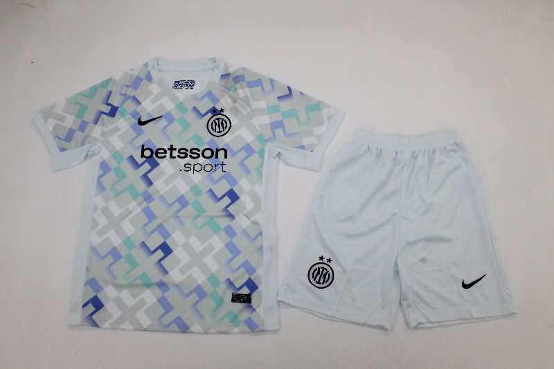 25/26 Inter Milan Away Kids Soccer Jersey And Shorts 25/26 Inter Milan Away Kids Soccer Jersey And Shorts