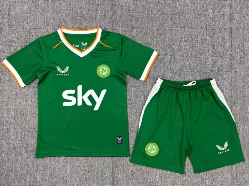2026 Ireland Home Kids Soccer Jersey And Shorts 2026 Ireland Home Kids Soccer Jersey And Shorts