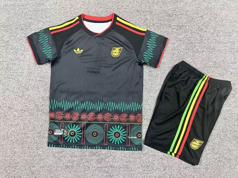2026 Jamaica Away Kids Soccer Jersey And Shorts 2026 Jamaica Away Kids Soccer Jersey And Shorts