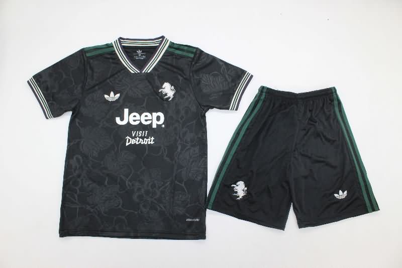 25/26 Juventus Third Kids Soccer Jersey And Shorts 25/26 Juventus Third Kids Soccer Jersey And Shorts
