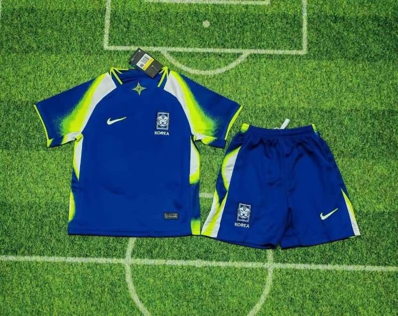 2025 Korea Away Kids Soccer Jersey And Shorts 2025 Korea Away Kids Soccer Jersey And Shorts