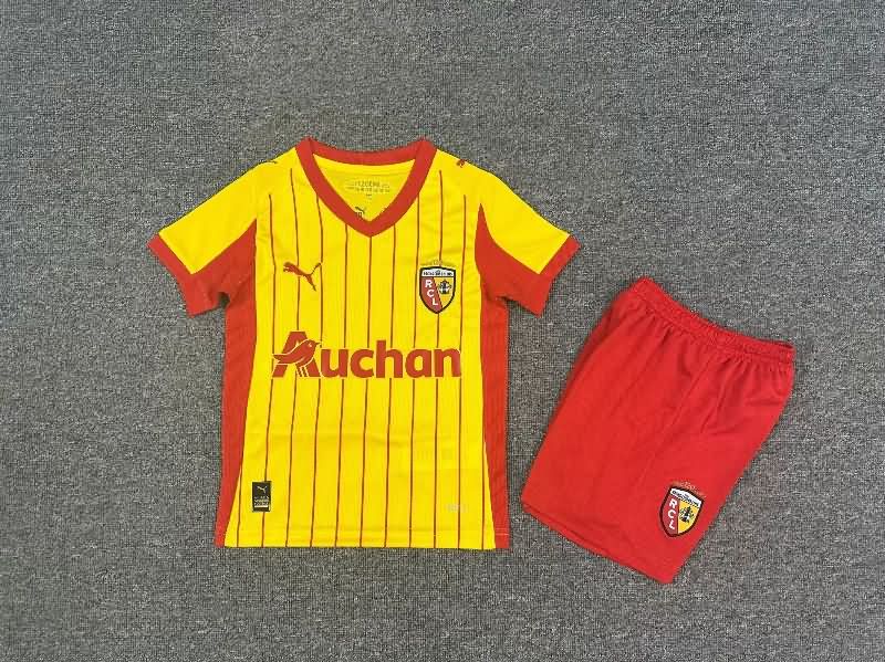 25/26 Lens Home Kids Soccer Jersey And Shorts 25/26 Lens Home Kids Soccer Jersey And Shorts