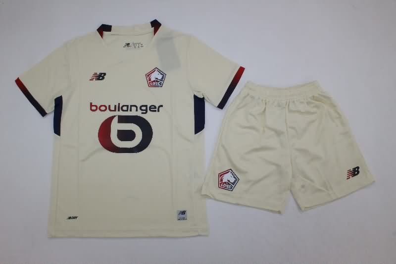 25/26 Lille Away Kids Soccer Jersey And Shorts 25/26 Lille Away Kids Soccer Jersey And Shorts