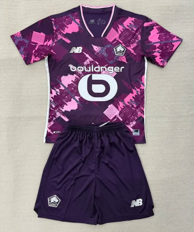 25/26 Lille Fourth Kids Soccer Jersey And Shorts 25/26 Lille Fourth Kids Soccer Jersey And Shorts