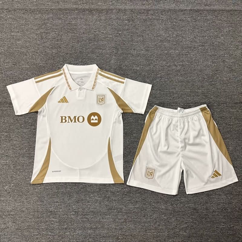 2025 Los Angeles FC Away Kids Soccer Jersey And Shorts