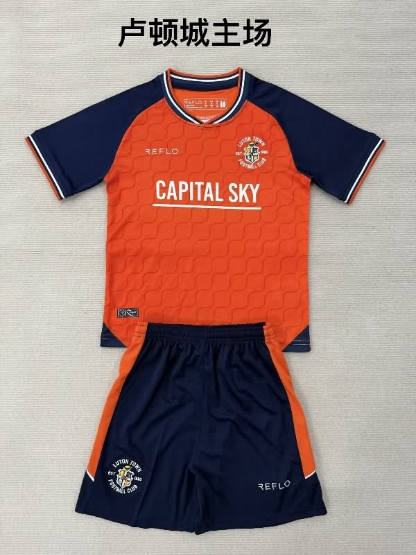 25/26 Luton Town Home Kids Soccer Jersey And Shorts 25/26 Luton Town Home Kids Soccer Jersey And Shorts