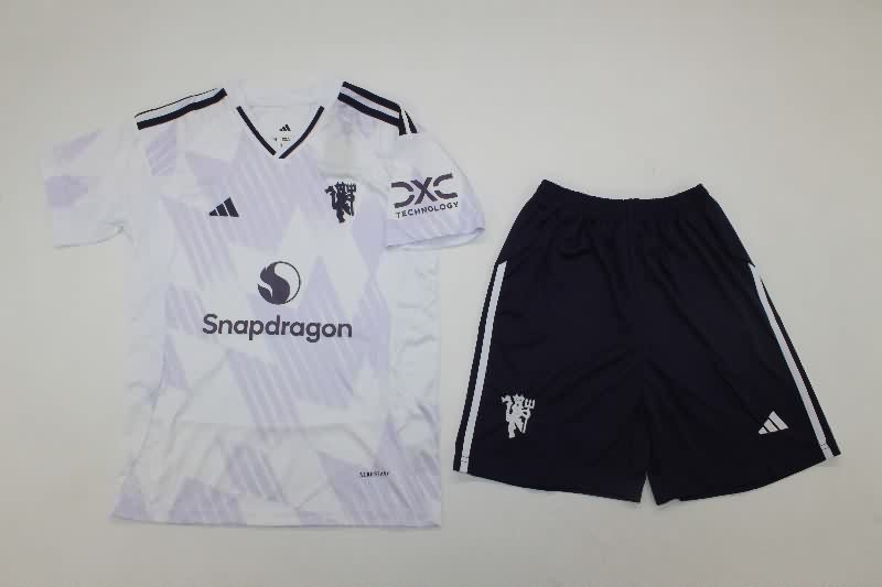 25/26 Manchester United Away Kids Soccer Jersey And Shorts 25/26 Manchester United Away Kids Soccer Jersey And Shorts