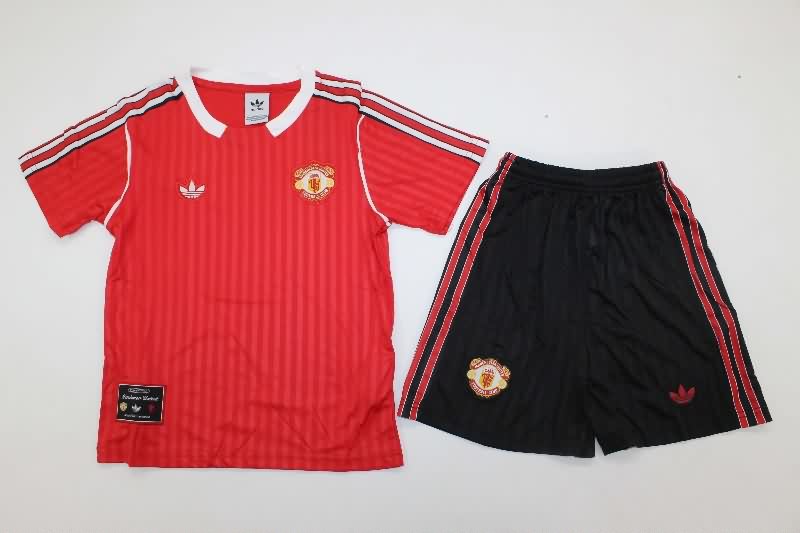 25/26 Manchester United Red Kids Soccer Jersey And Shorts 25/26 Manchester United Red Kids Soccer Jersey And Shorts
