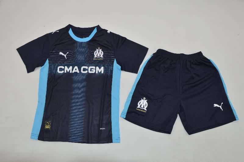 25/26 Marseilles Away Kids Soccer Jersey And Shorts 25/26 Marseilles Away Kids Soccer Jersey And Shorts