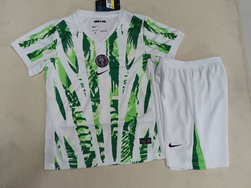 2025 Nigeria Home Kids Soccer Jersey And Shorts 2025 Nigeria Home Kids Soccer Jersey And Shorts