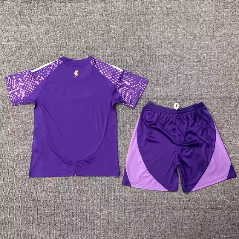 2025 Orlando City Home Kids Soccer Jersey And Shorts